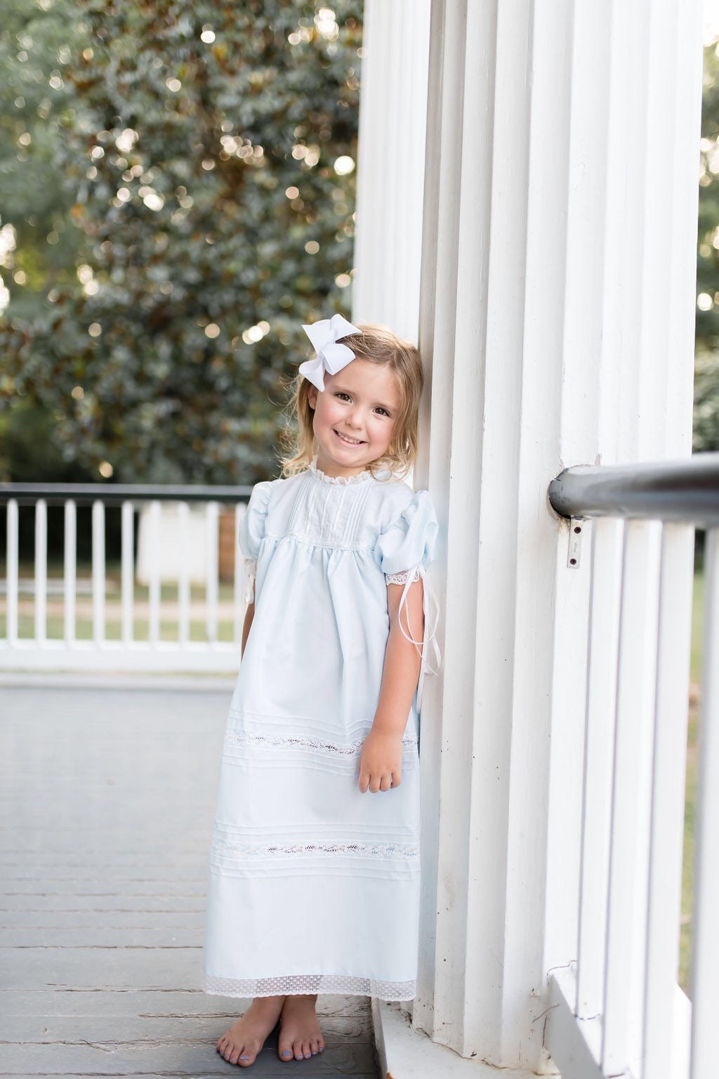 The Duchess Heirloom Dress in Blue 4T