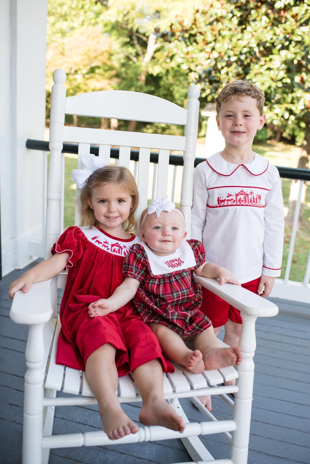 Nativity Smocked Dress