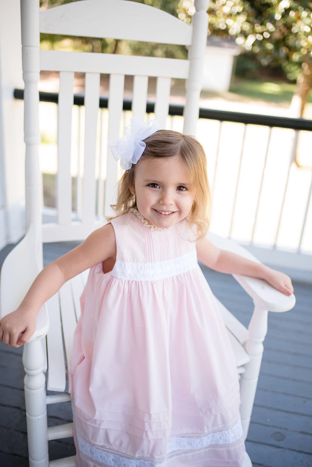 Raindrops on Roses Heirloom Dress in Pink