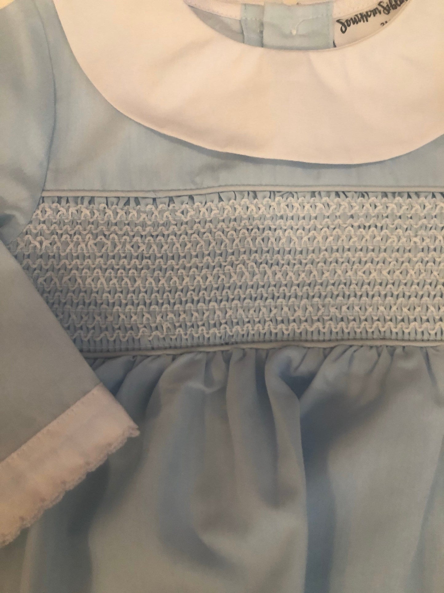 Bless Your Heart Boys Smocked Gown