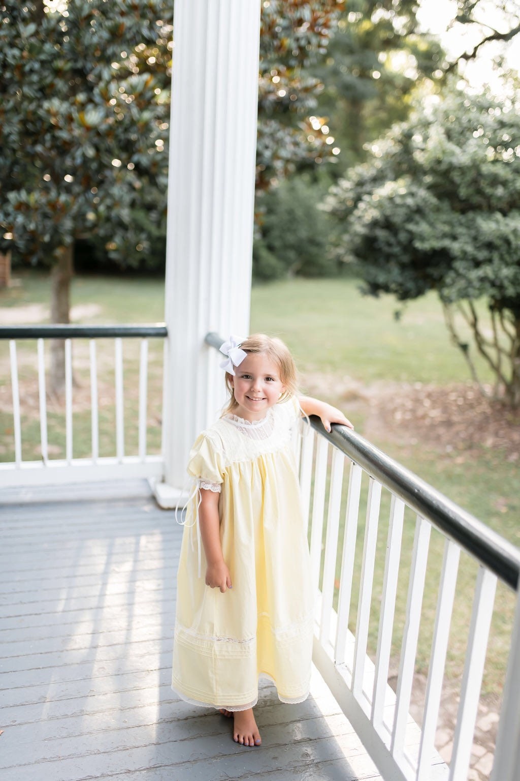 The Victorian Heirloom Dress in Yellow