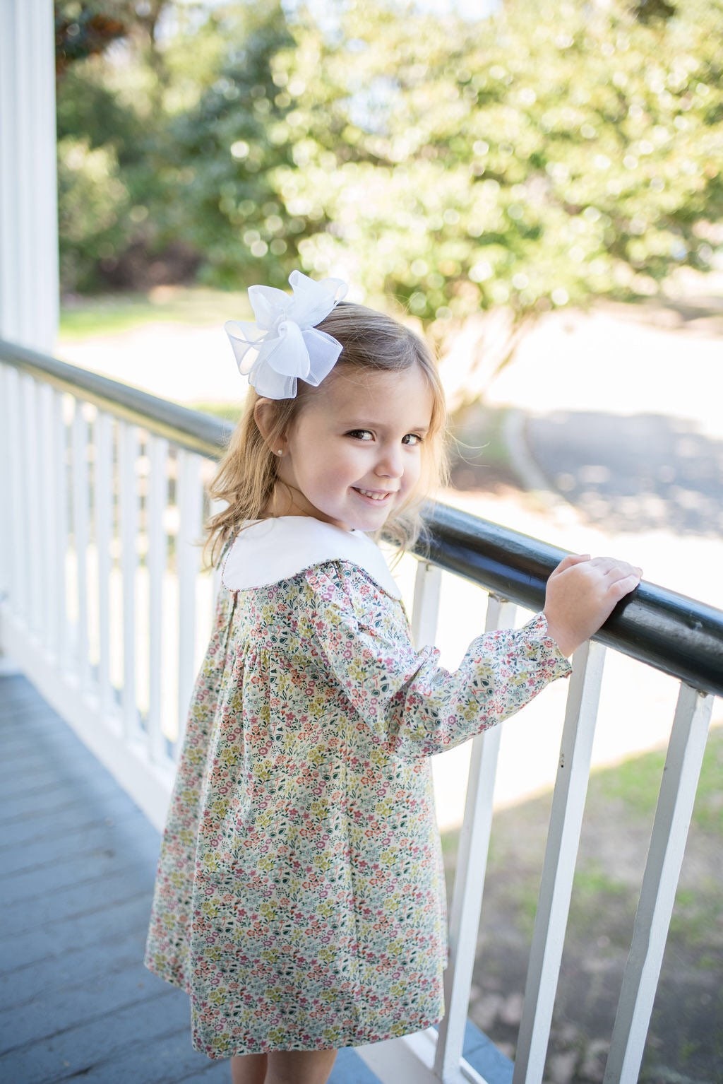 Fall Floral Dress