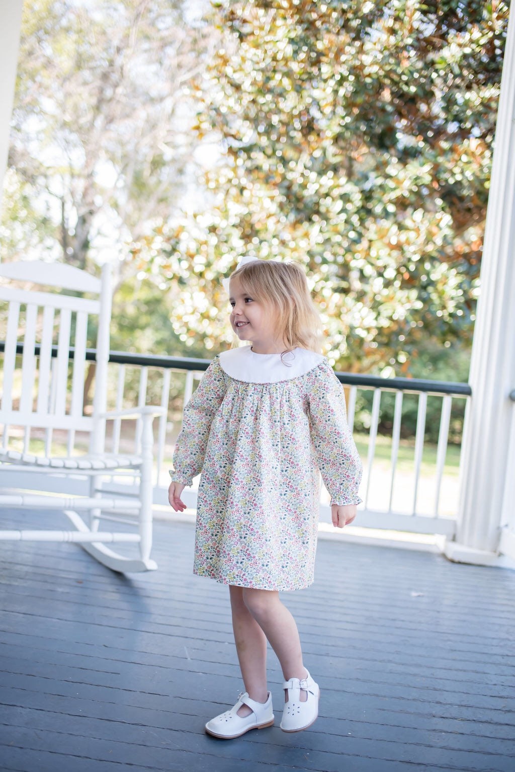 Fall Floral Dress