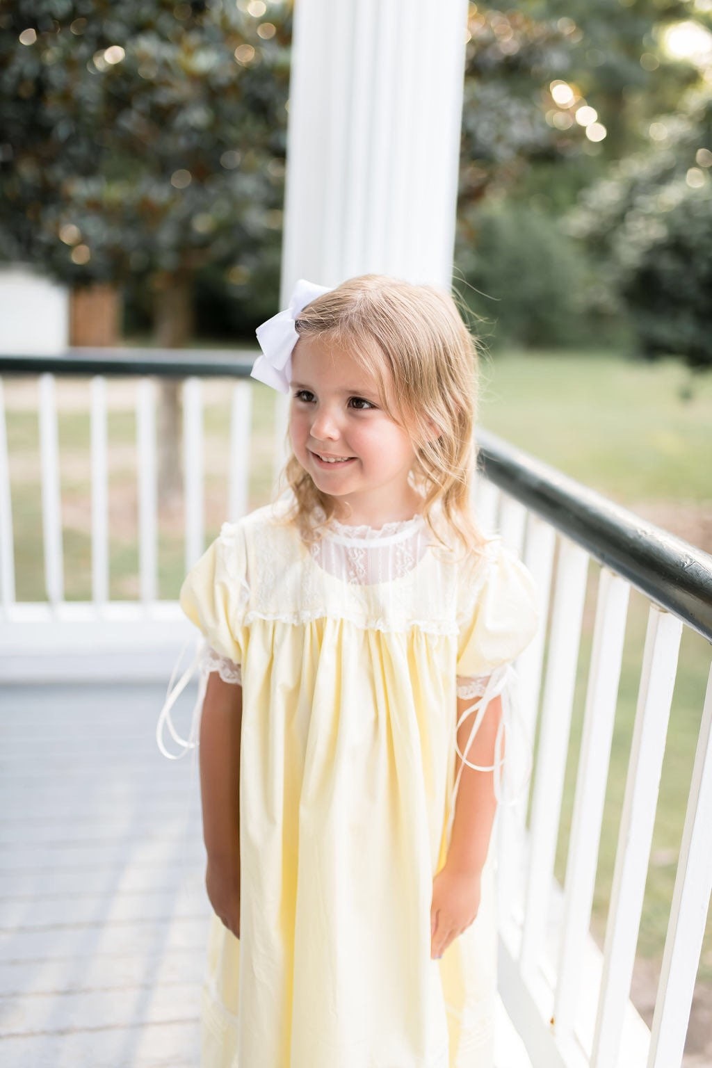 The Victorian Heirloom Dress in Yellow