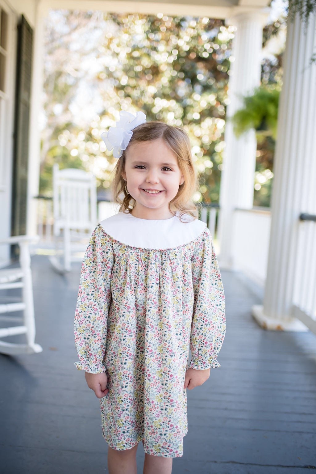 Fall Floral Dress