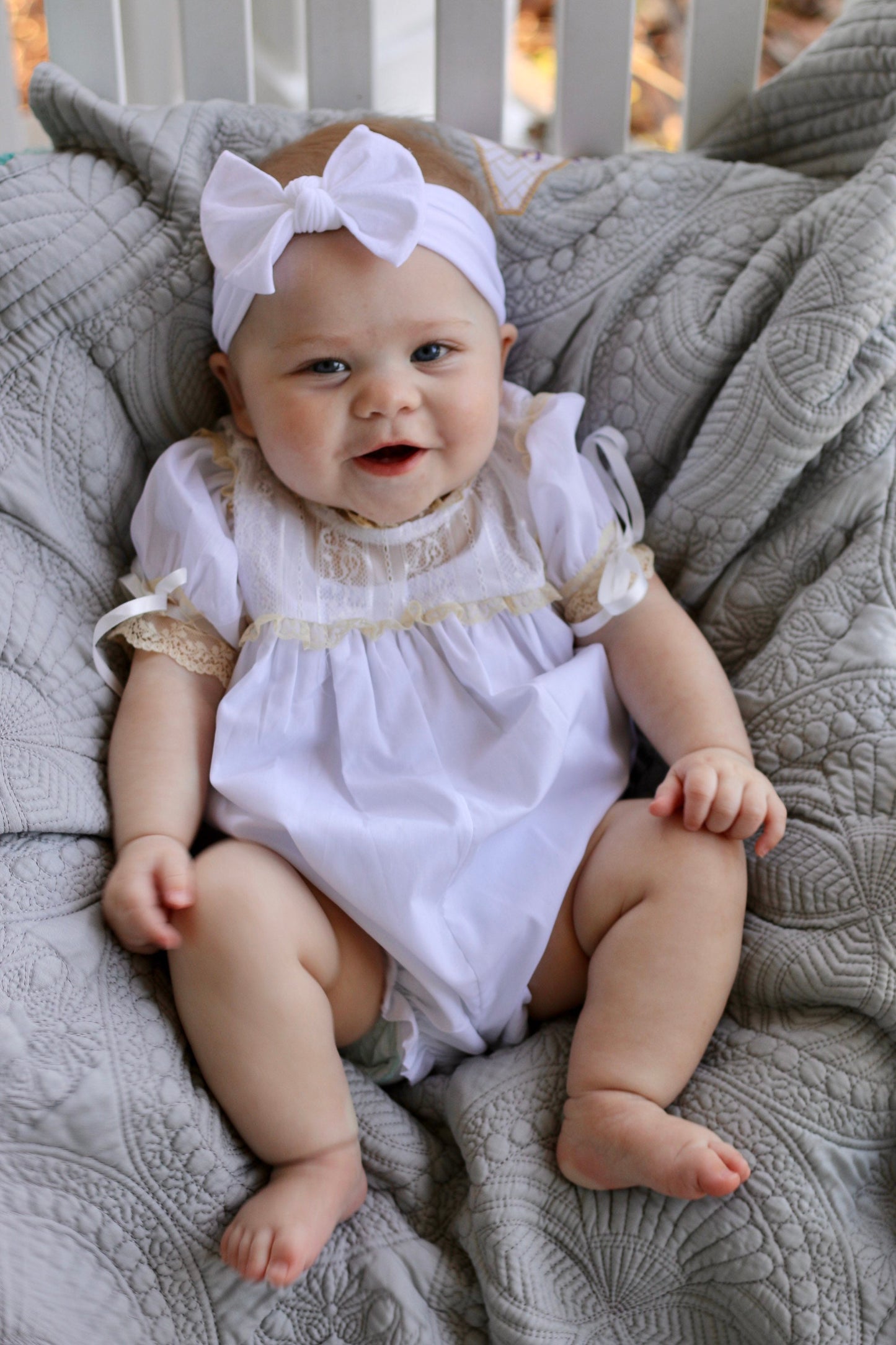 The Victorian Heirloom Bubble in White