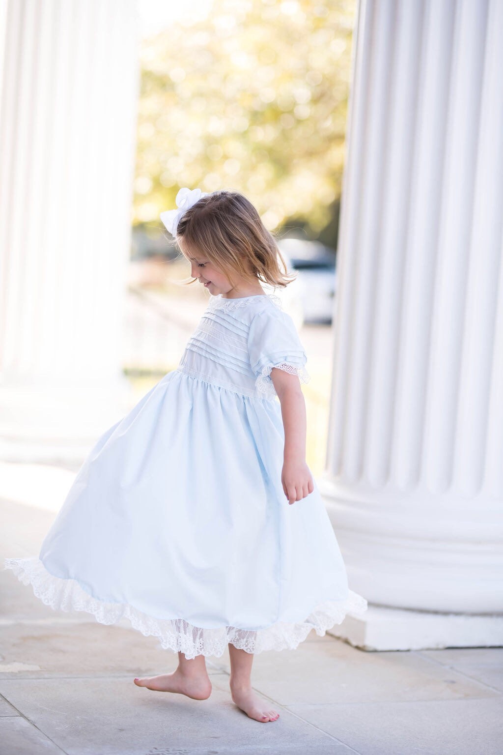 The Classic Heirloom Dress in Blue