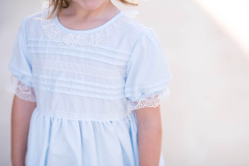 The Classic Heirloom Dress in Blue