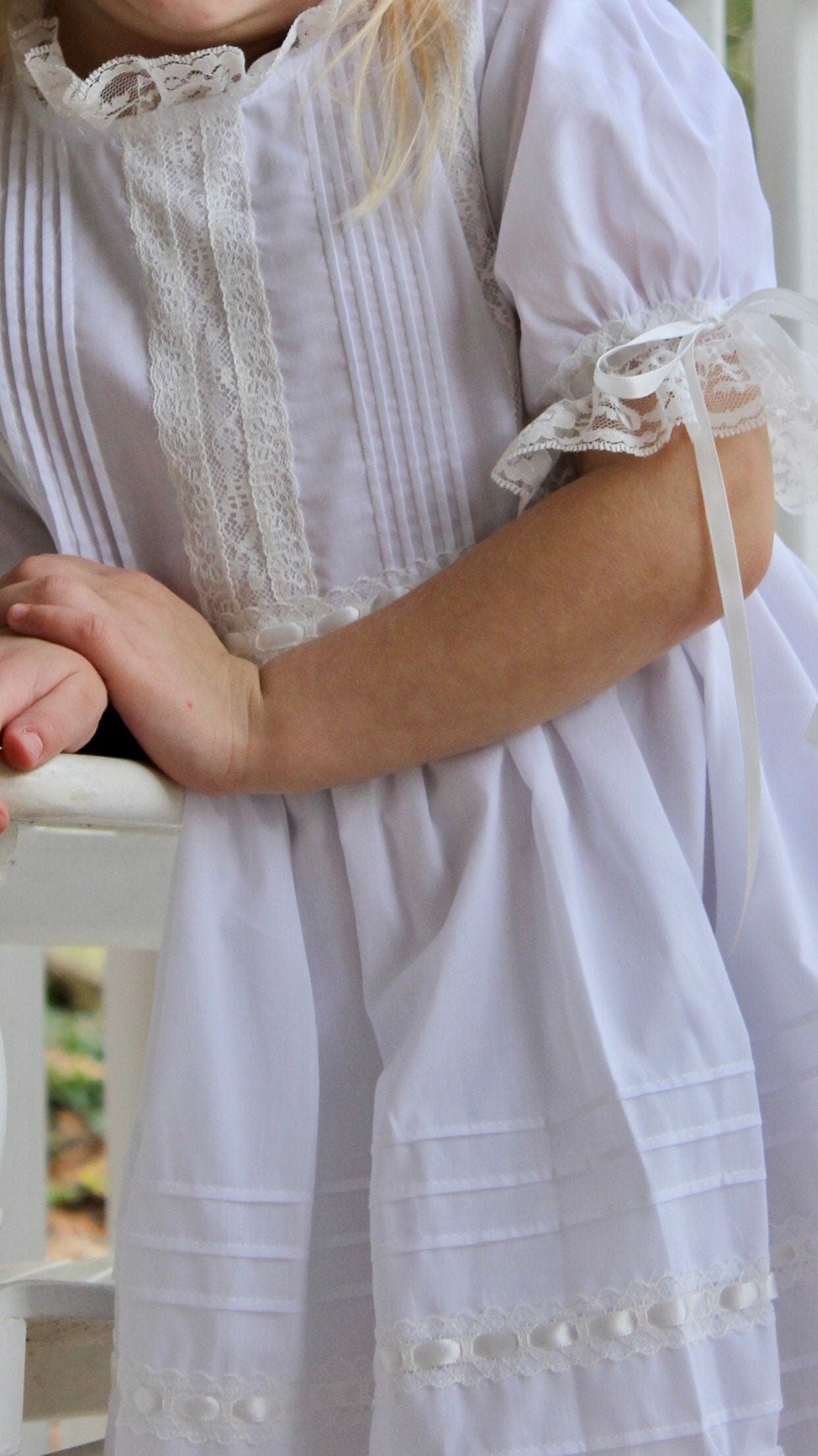 The Elizabeth Heirloom Dress in White