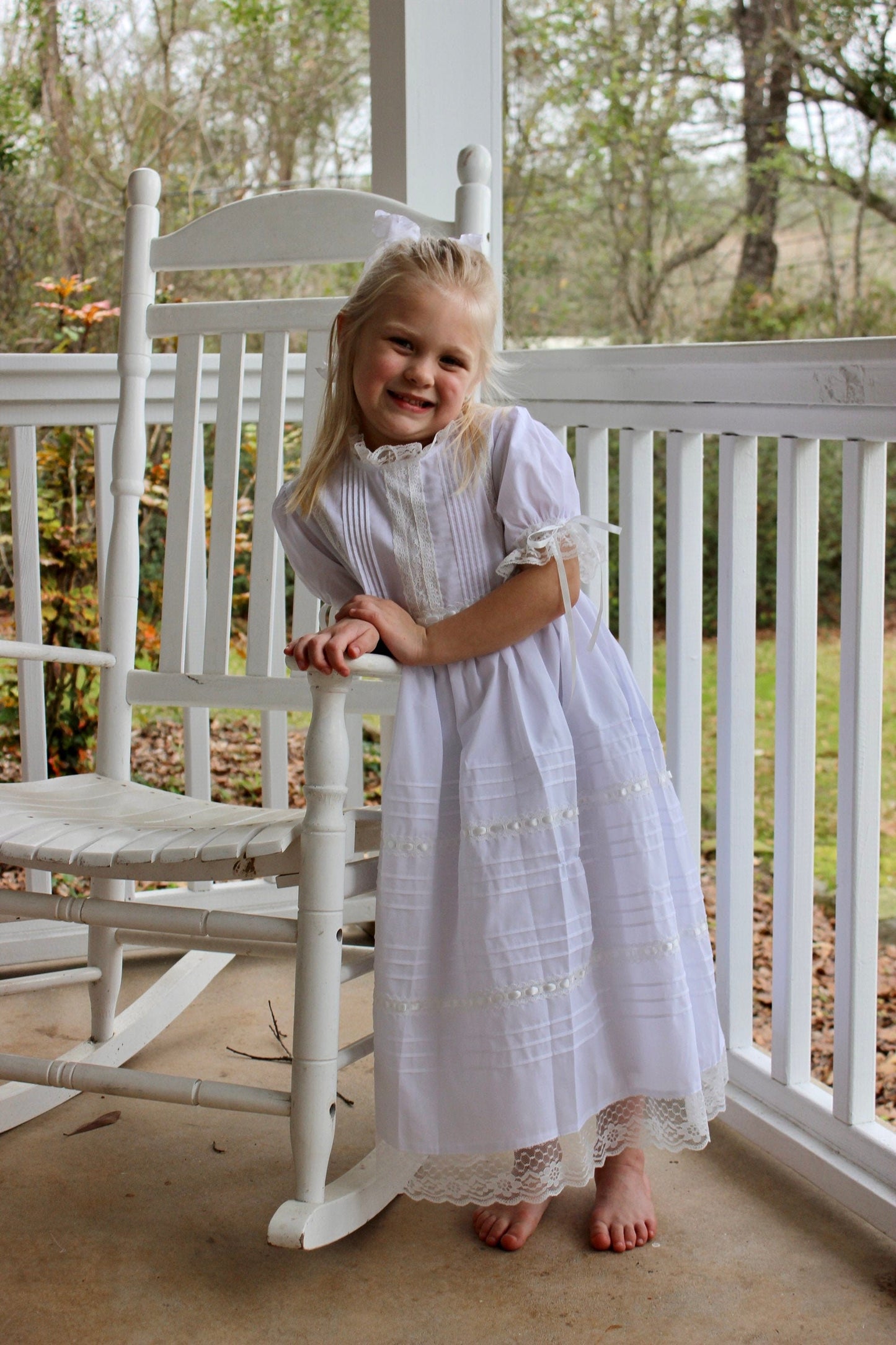 The Elizabeth Heirloom Dress in White