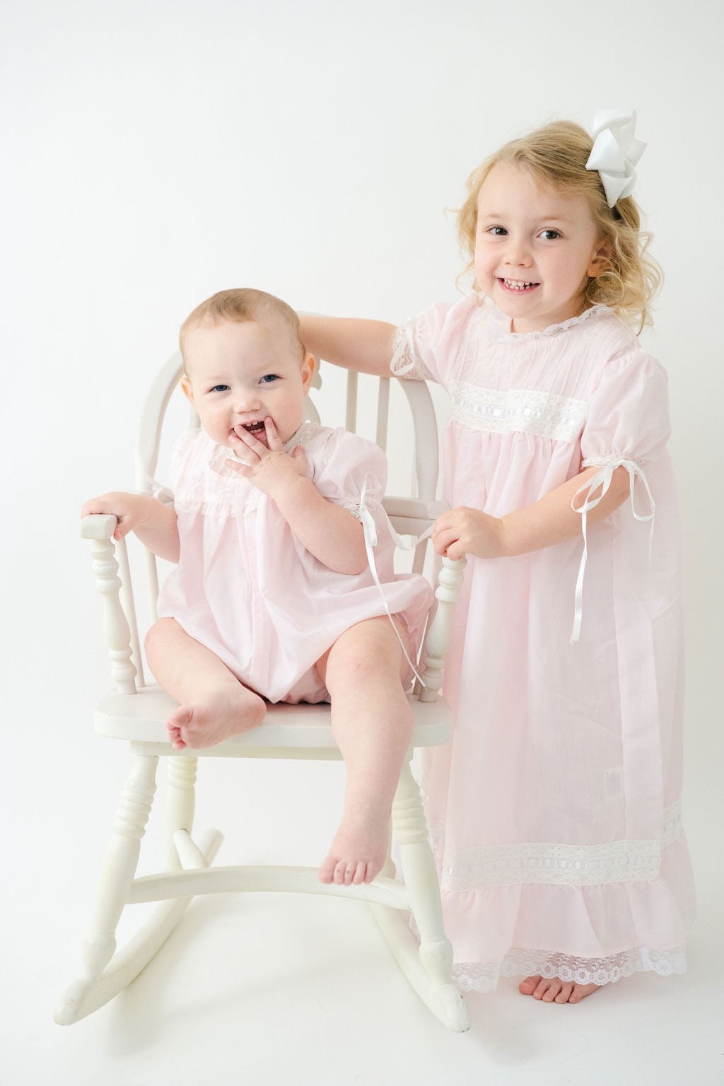 The Southern Belle Heirloom Dress in Pink