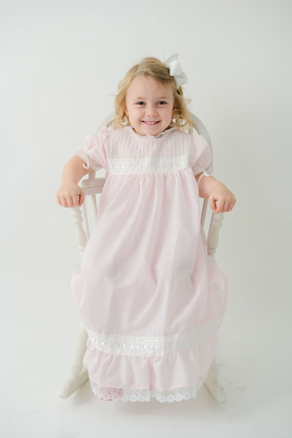 The Southern Belle Heirloom Dress in Pink