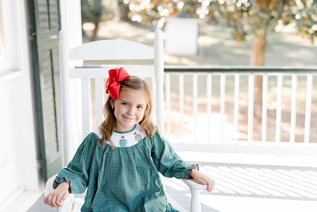 Ornament Smocked Dress