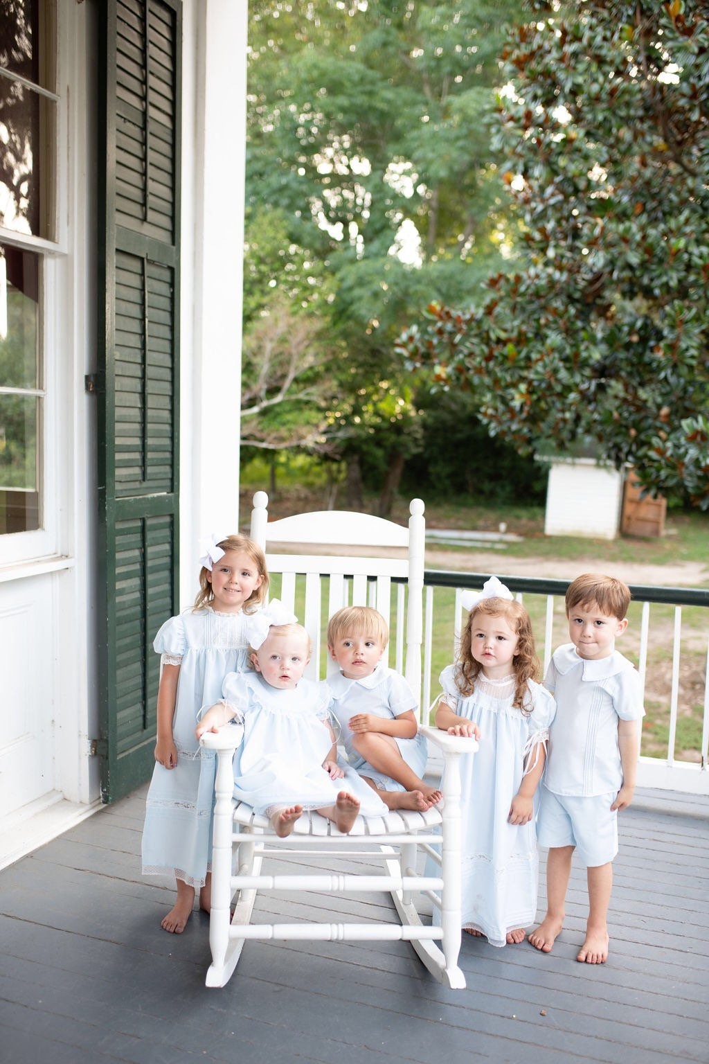 The Duchess Heirloom Dress in Blue 4T The Duchess Heirloom Dress in Blue 4T