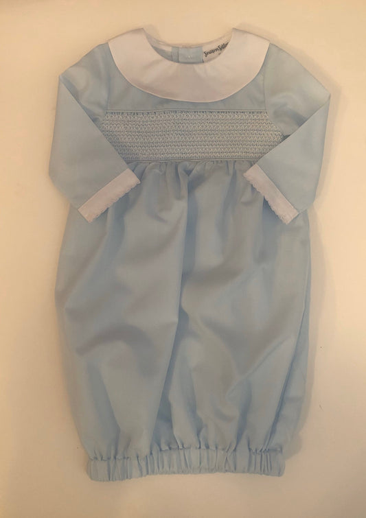 Bless Your Heart Boys Smocked Gown