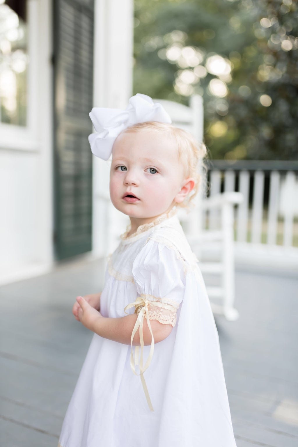 The Victorian Heirloom Dress in White 2T The Victorian Heirloom Dress in White 2T