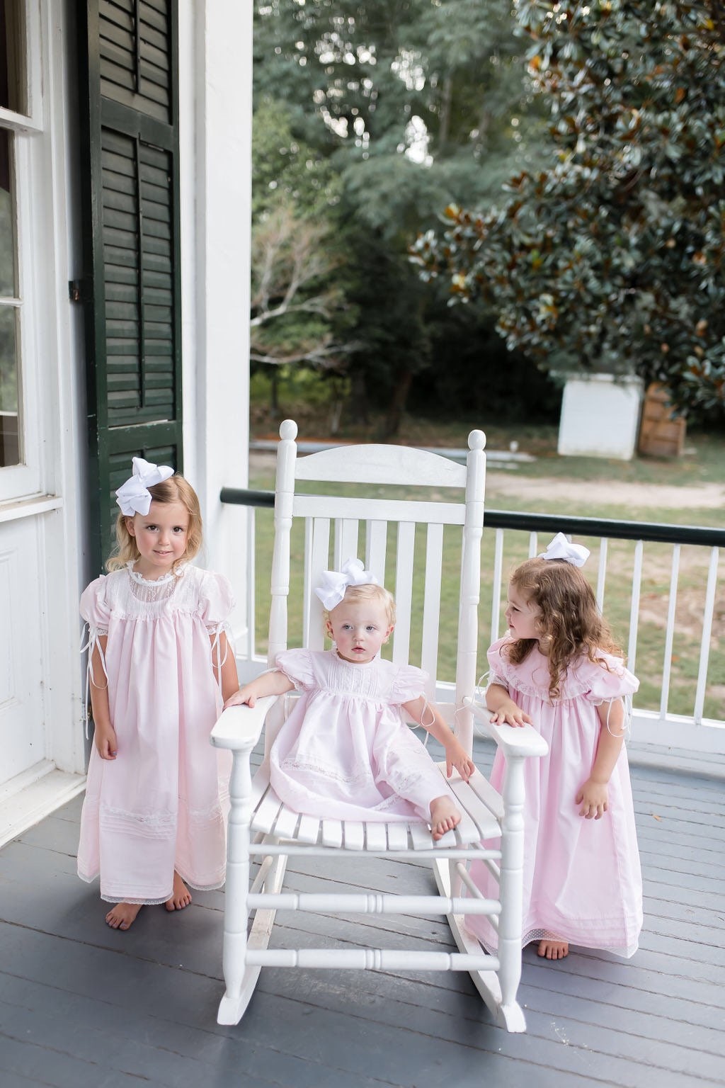 The Victorian Heirloom Dress in Pink 18M The Victorian Heirloom Dress in Pink 18M