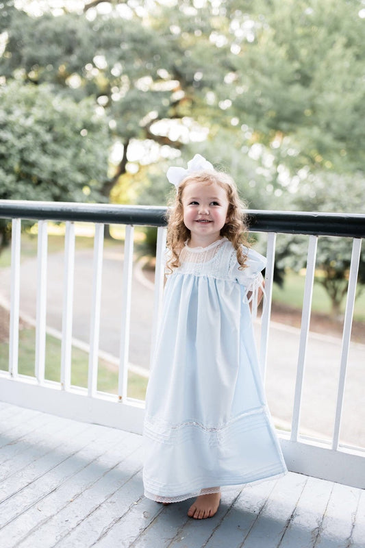 The Victorian Heirloom Dress in Blue