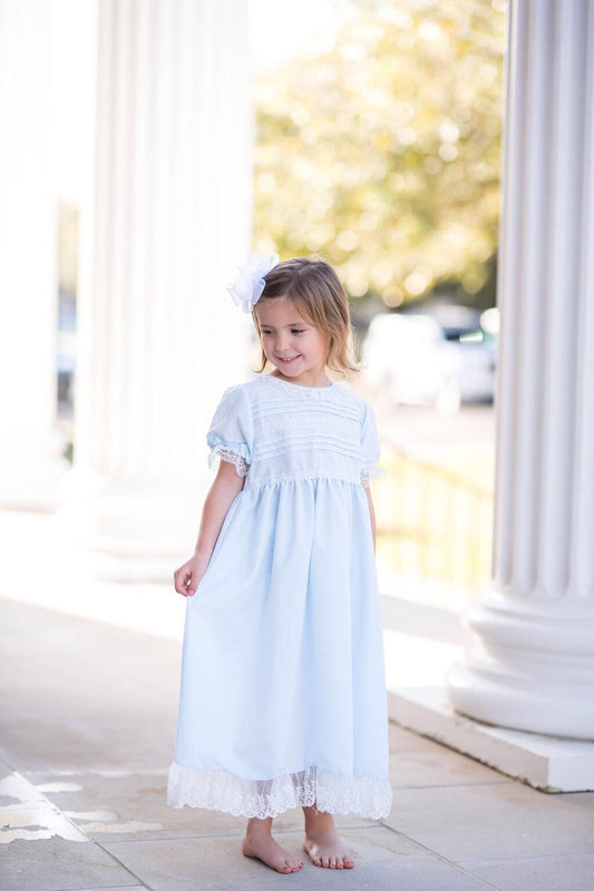 The Classic Heirloom Dress in Blue