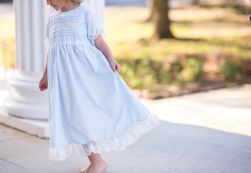 The Classic Heirloom Dress in Blue