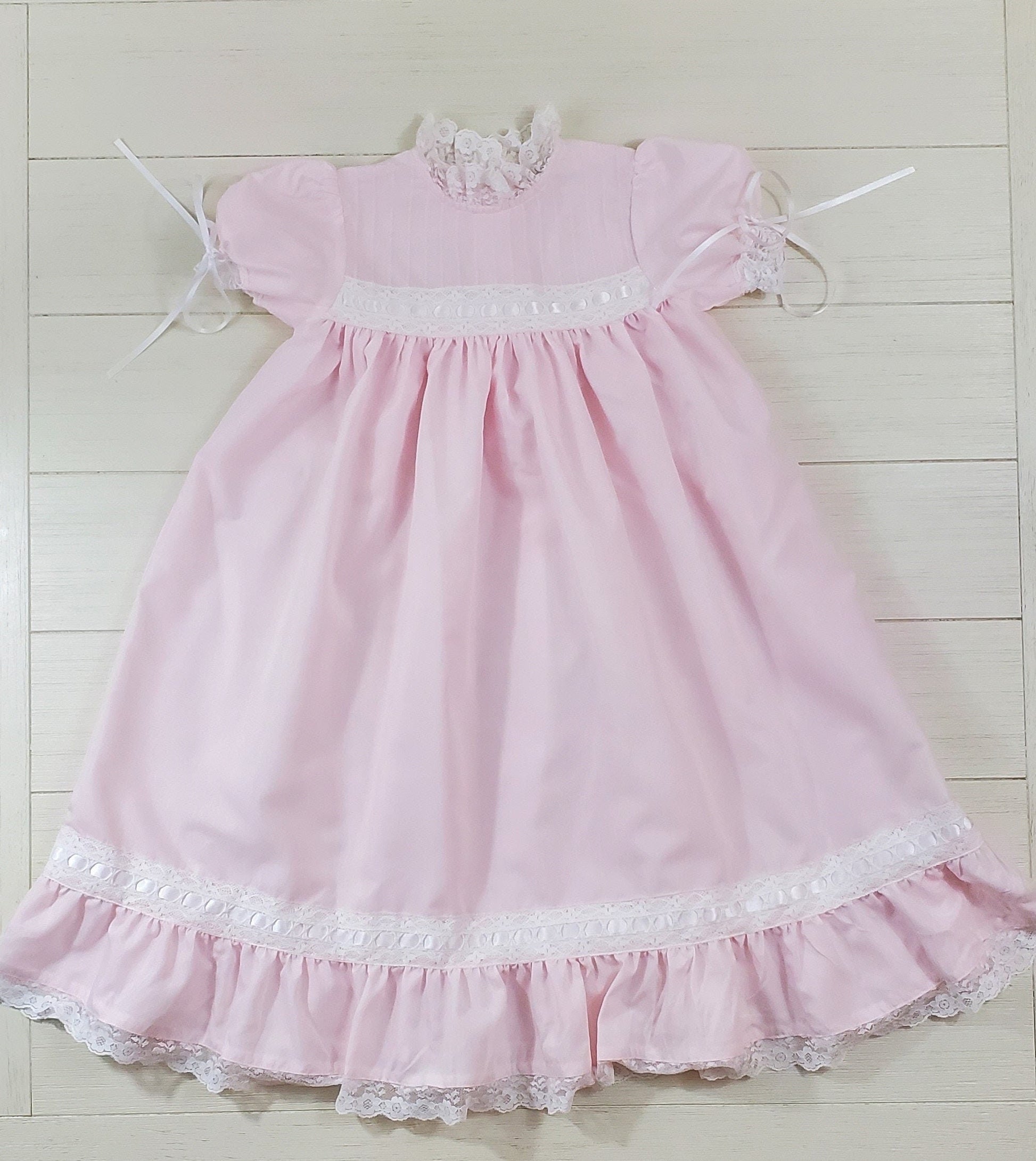 The Southern Belle Heirloom Dress in Pink 18M The Southern Belle Heirloom Dress in Pink 18M