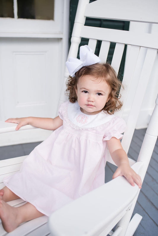 Bless Your Heart Smocked Pink Dress
