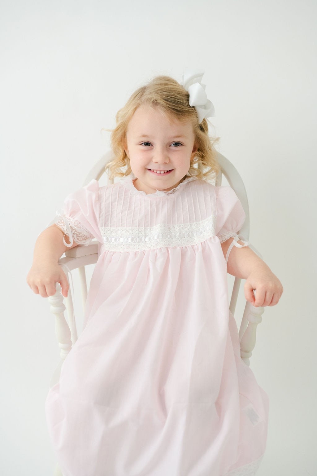 The Southern Belle Heirloom Dress in Pink