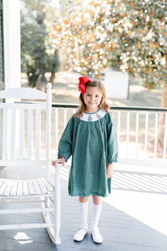 Ornament Smocked Dress